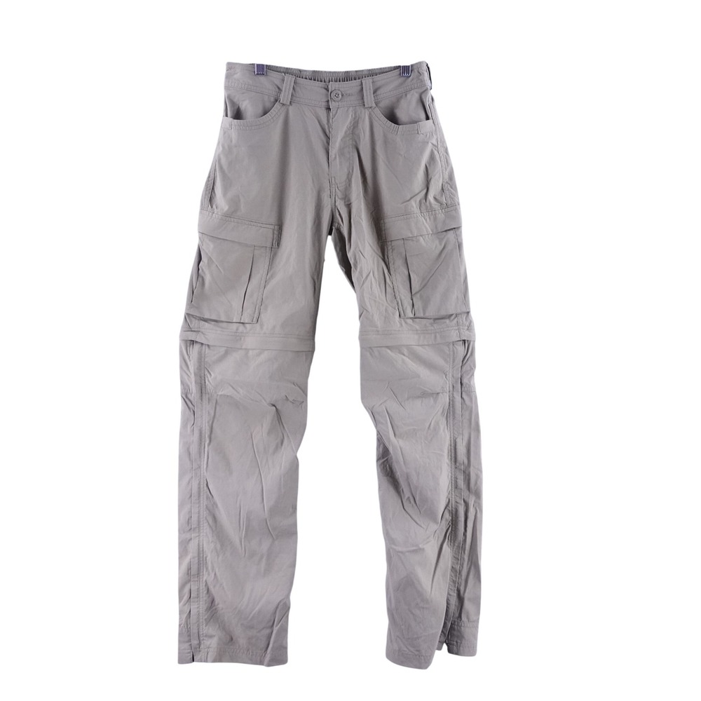REI Co-op Sahara Mens 30x34 Convertible Cargo Hiking Pants Tan Zip Off